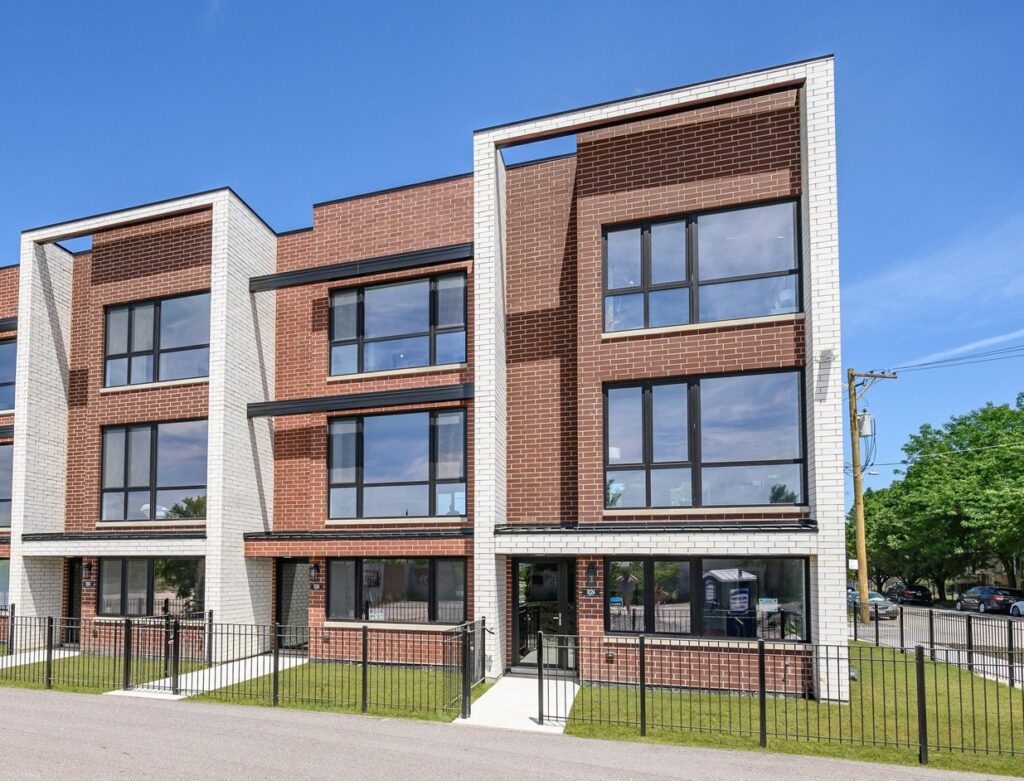 image from a condo complex on Benson St in Chicago, IL