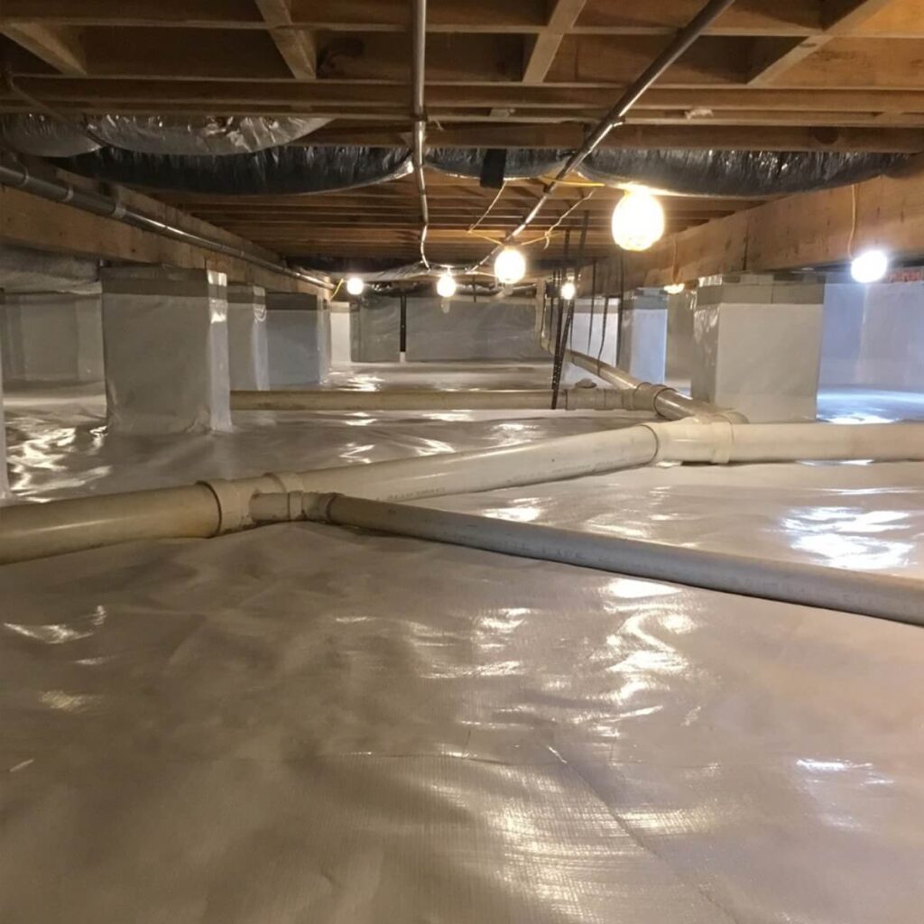 image of basement of a house