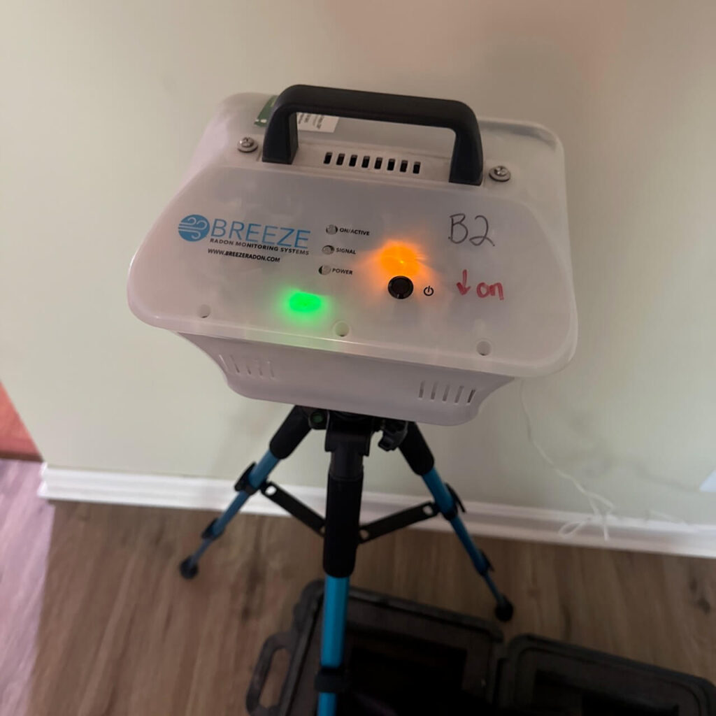 image of a Breeze ET Radon testing kit