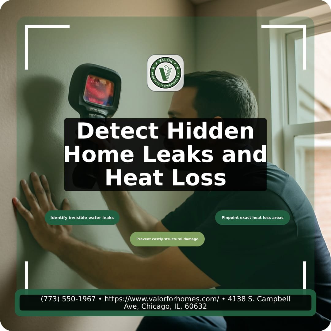 Illustration for How Thermal Imaging Detects Hidden Water Leaks Heat Loss In Homes
